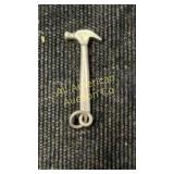 Sterling silver hammer charm