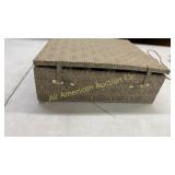 Padded jewelry case with lots of necklace & earrin