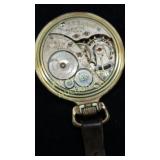 Vintage Elgin pocket watch, wind up, running