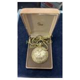 Vintage Sears & Roebuck pocket watch, wind up, run