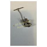 Sterling silver ï¿½Sailboatï¿½ tie tac