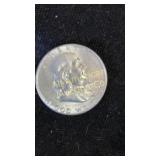 1962 - D Franklin half, uncirculated