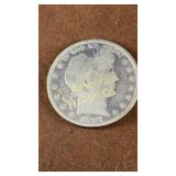 1897 P Barber half dollar