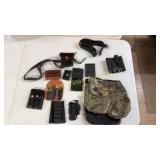 Mixed lot of tactical gear, clip holders, etc.