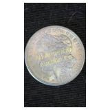 1921 Morgan silver dollar - near uncirculated