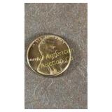 1960 small date Lincoln penney, appears to be AU