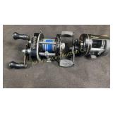 Two fishing reels, a Shakespeare 'President'