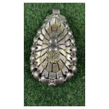 Native American sterling silver concho clip on