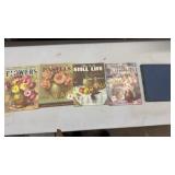 Five artwork books, 4 how to & one is Degas' works