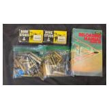2 bags of cartidges, 2 sets bore studs & reloading