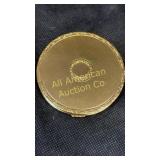 Vintage Swiss made powder compact, 3' x 3'