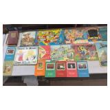 Mixed lot of kids puzzles, books, etc.