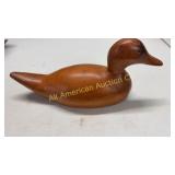 Vintage wooden duck decoy, unknown maker, 17'