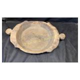 Unique serving tray made from a piece of driftwood