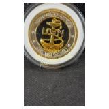U.S.N. Chief Petty Officer 'Ask The Chief' token