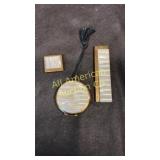 Vintage Zell 5th Avenue compact, comb & pill box