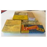 Seven vintage model railroad kits, various