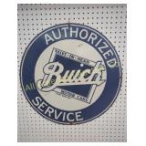 PORCELAIN BUICK AUTHORIZED SERVICE SIGN