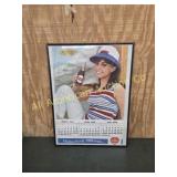 VINTAGE 1966 DR. PEPPER ADVERTISING CALENDAR PAGE