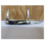 CASE XX #6332 BROWN BONE STOCKMAN KNIFE 2 DOTS