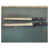 VINTAGE SET OF 2 SABATIER KITCHEN KNIVES