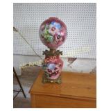ANTIQUE VICTORIAN "GONE WITH THE WIND" PARLOR LAMP