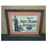 VINTAGE ANVIL BRAND OVERALLS ADVERTISING