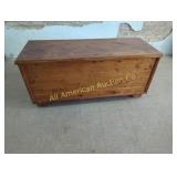 ANTIQUE CEDAR CHEST/ BLANKET BOX