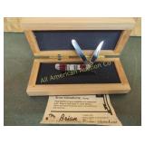 CASE XX BRAIN YELLOWHORSE CUSTOM TINY TRAPPER