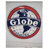 PORCELAIN 30" GLODE GASOLINE SIGN