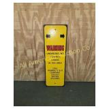 VINTAGE HUMBLE OIL & REFINERY CO. WARNING SIGN