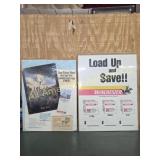 PAIR OF WINCHESTER AMMO ADVERTISMENT POSTERS