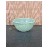 VINTAGE FIRE-KING GLASS JADEITIE SWIRL MIXING BOWL