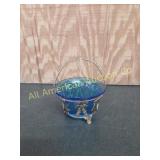 ANTIQUE VICTORIAN ERA SUGAR/COMPOTE GLASS BASKET