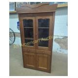 ANTIQUE OAK KITCHEN CABINET PIE SAFE