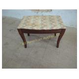 ANTIQUE MOHAGANY VANITY BENCH