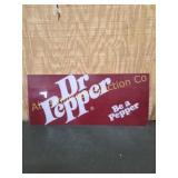 VINTAGE PLEXI-GLASS DR. PEPPER SIGN