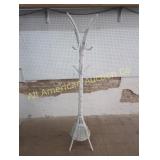 ANTIQUE WICKER HAT / COAT TREE