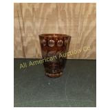 VINTAGE BOHEMIAN "CUT TO CLEAR" CRYSTAL VASE