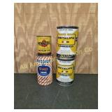 VINTAGE COLLECTABLE OIL CANS BANKS