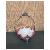 ANTIQUE VICTORIAN ERA BRIDES BASKET