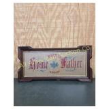 VICTORIAN ERA PUNCH PAPER MOTTO - FRAMED