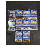 HOT WHEELS LOT OF 10 DIE CAST CARS - VARIETY