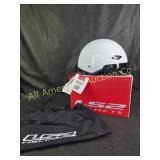 LS2 BAGGER SOLID MOTORCYLE HELMET IN PEARL