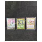 LOT OF 3 POKEMON CARDS