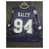 AUTOGRAPHED CHARLES HALEY DALLAS COWBOYS JERSEY