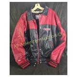 VINTAGE 1990S MIRAGE CLEVELAND INDIANS LEATHER JAC