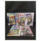 5 MARVEL X- MEN COMICS