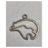 VTG STERLING SOUTHWESTERN ZUNI BEAR CHARM