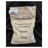 2004-P WESTWARD JOURNEY NICKEL SERIES $25 BAG